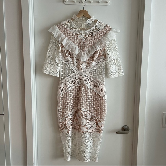 True Decadence Lace Midi Dress - Picture 6 of 9